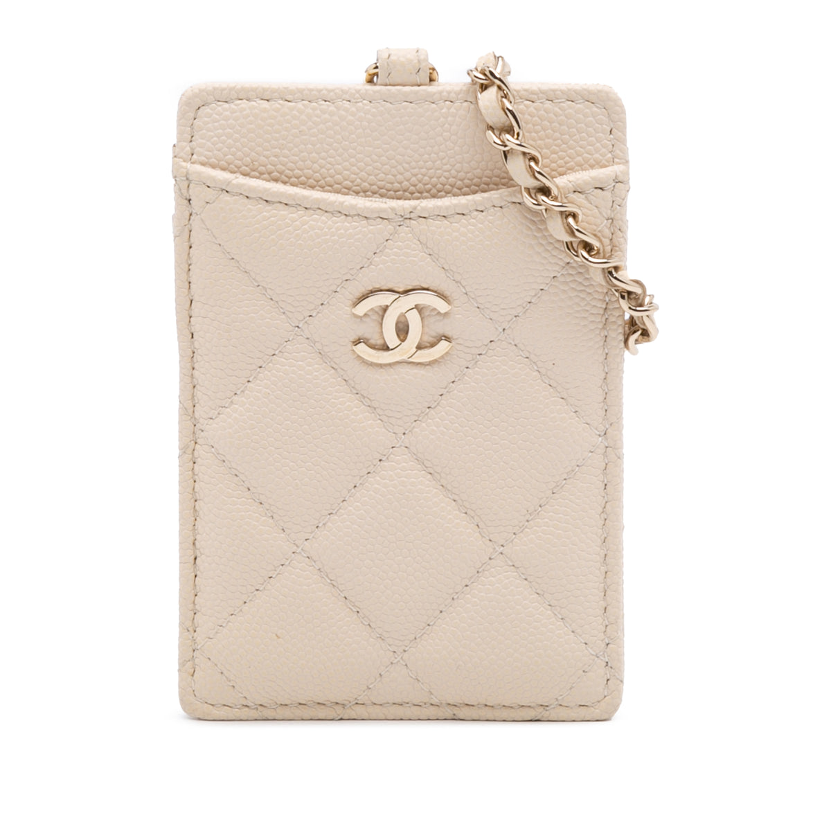Quilted Caviar ID Card Holder