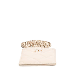 Quilted Caviar ID Card Holder