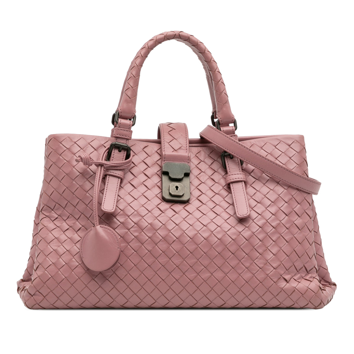 Small Nappa Intrecciato Roma Satchel