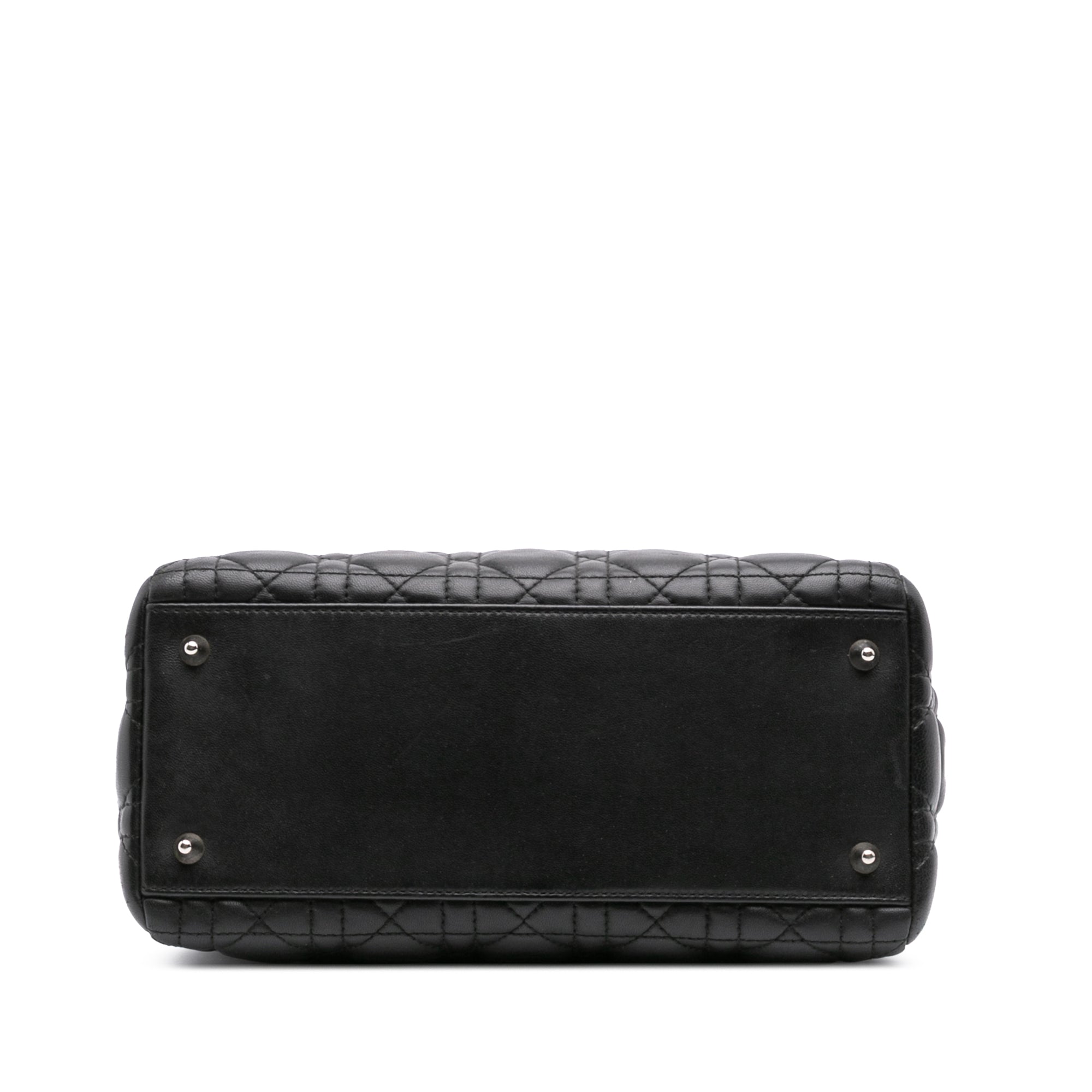Medium Lambskin Cannage Lady Dior