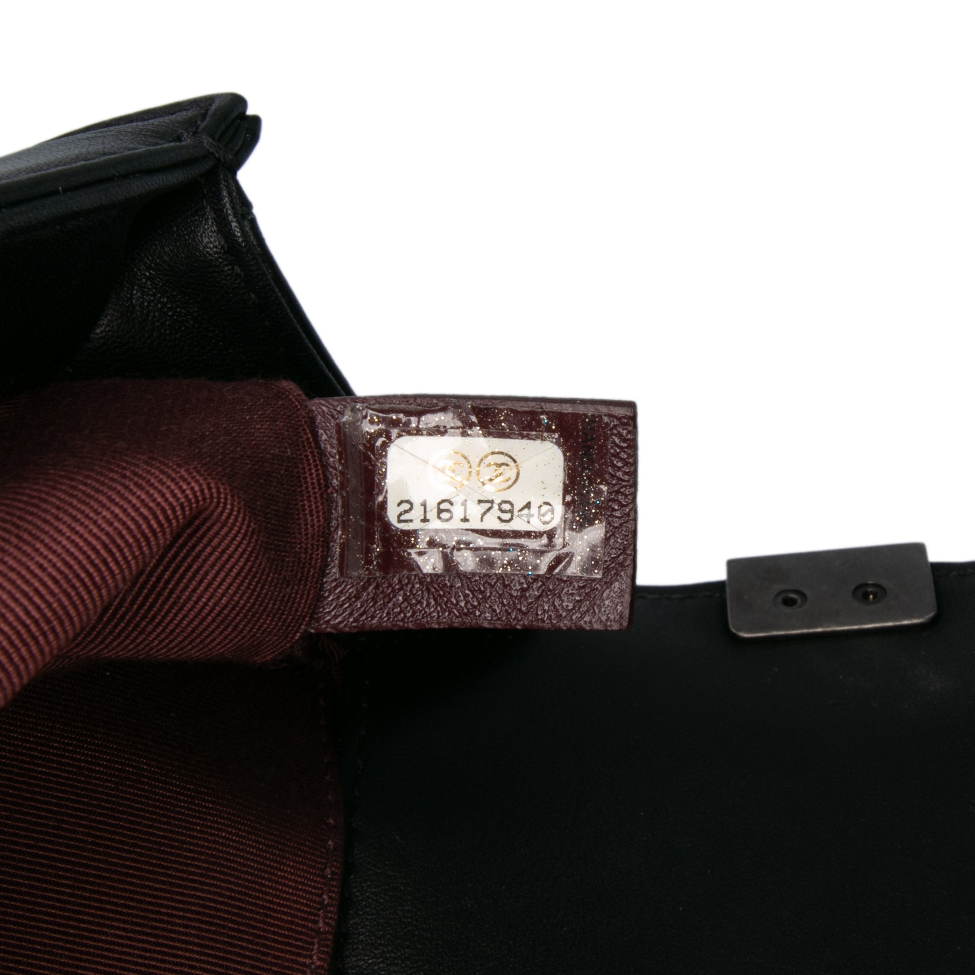 Small Bicolor Woven Calfskin Boy Flap