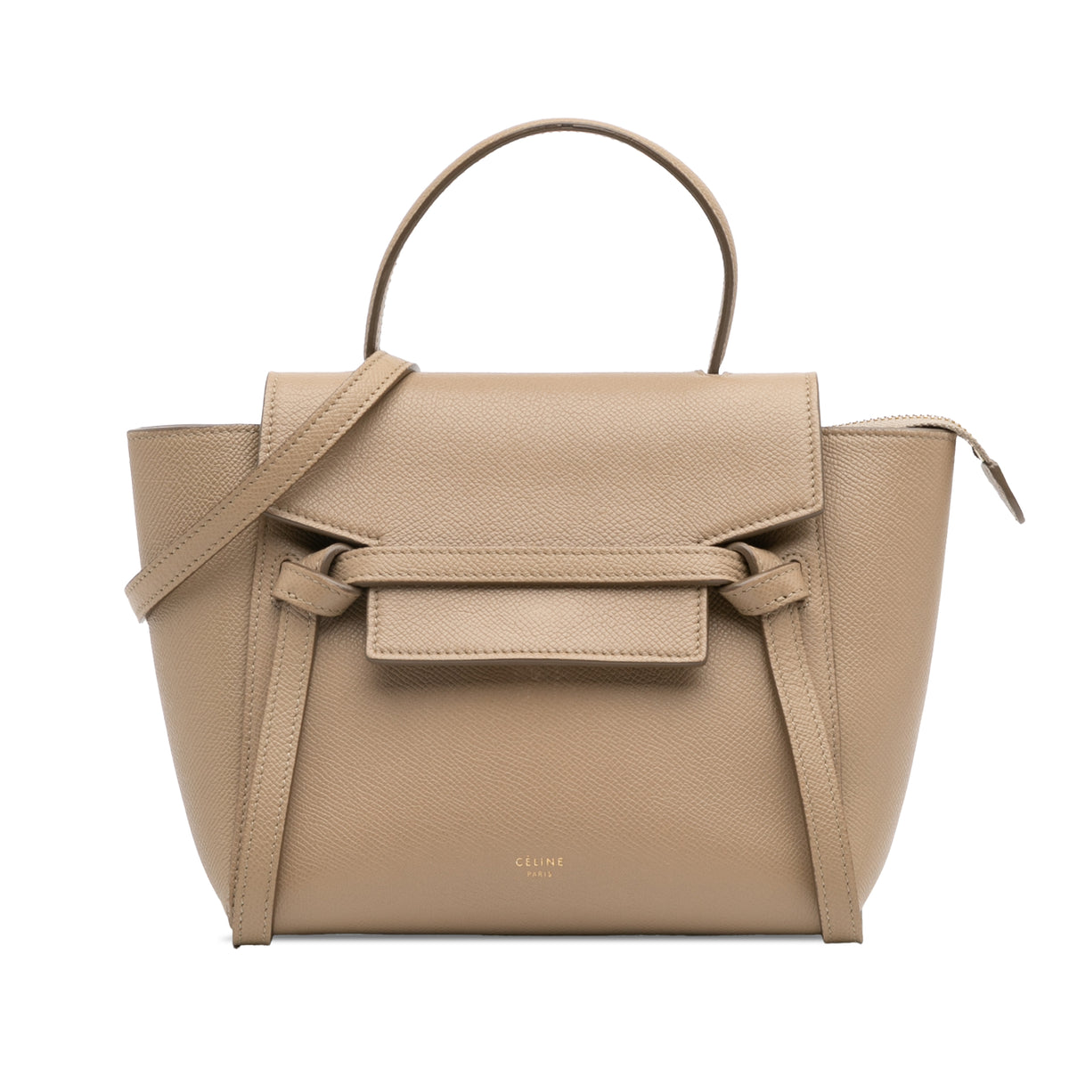 Nano Grained Calfskin Belt Bag
