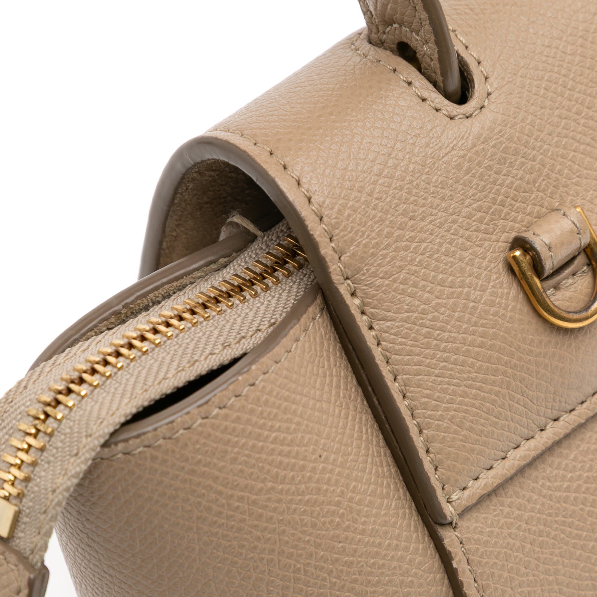 Nano Grained Calfskin Belt Bag