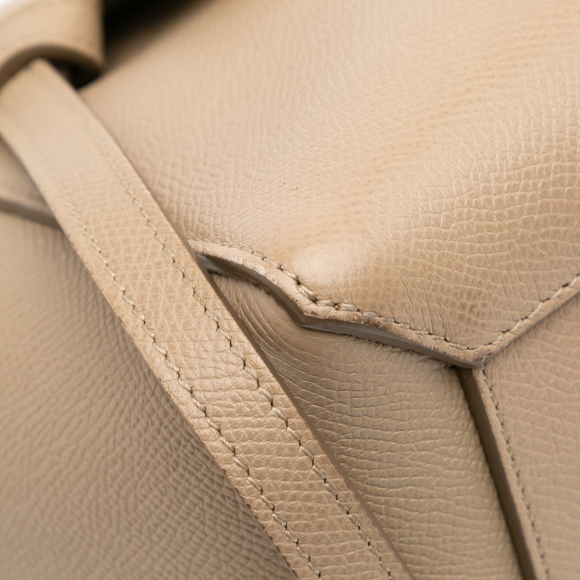 Nano Grained Calfskin Belt Bag
