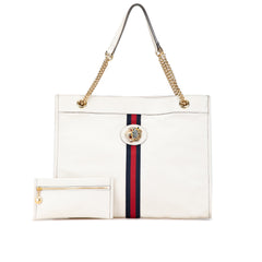 Large Web Leather Rajah Tote