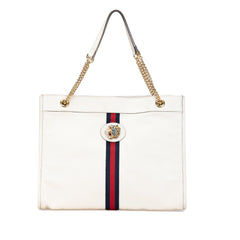 Large Web Leather Rajah Tote