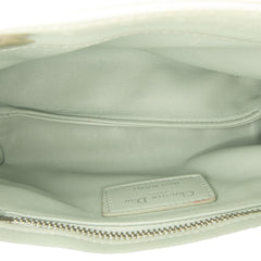 Mini Ruffled Floral Fabric Embellished Lambskin Lady Dior