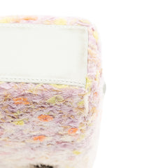 Mini Ruffled Floral Fabric Embellished Lambskin Lady Dior