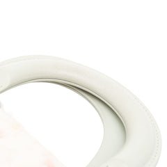 Mini Ruffled Floral Fabric Embellished Lambskin Lady Dior