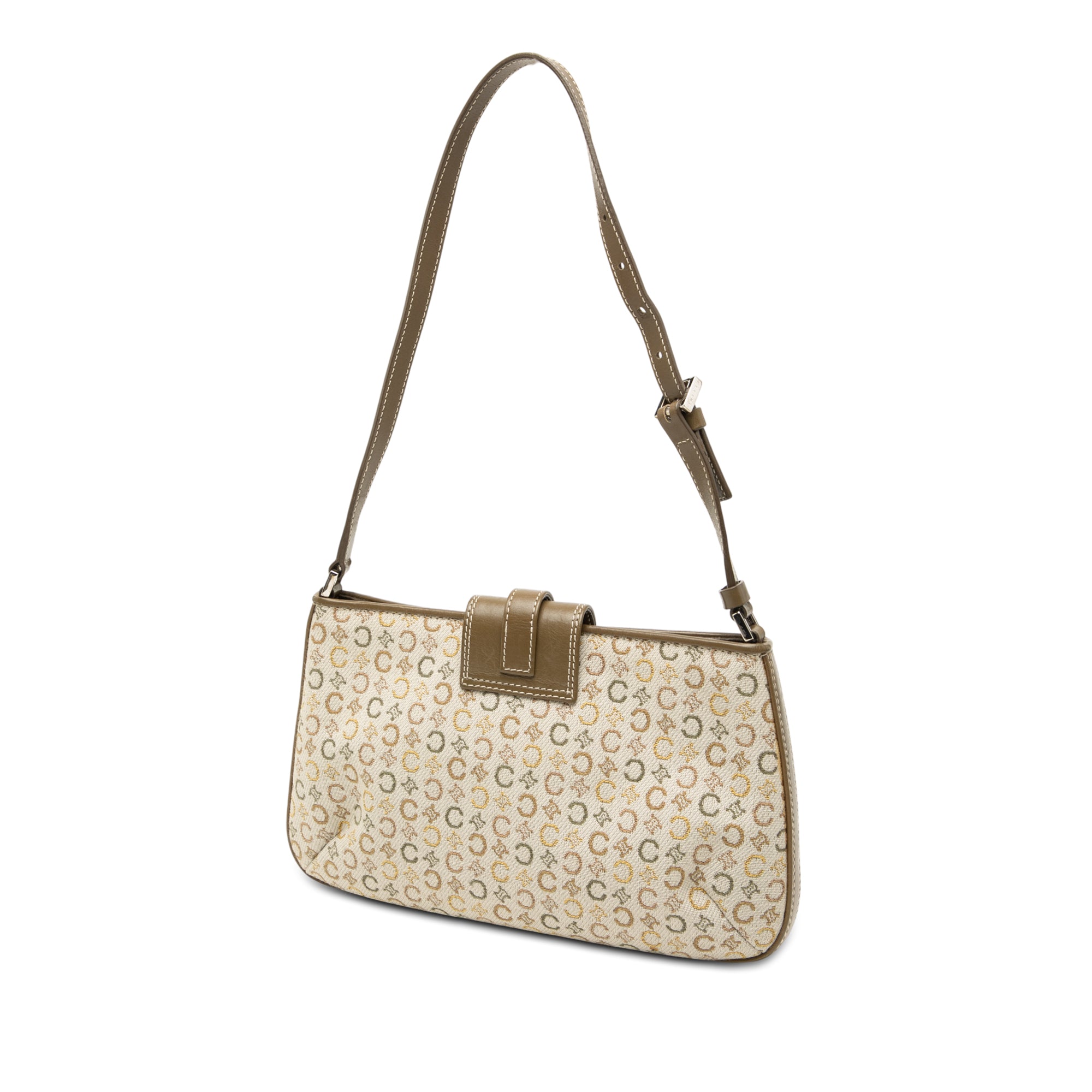 C Macadam Canvas Shoulder Bag