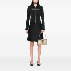 C Macadam Canvas Shoulder Bag