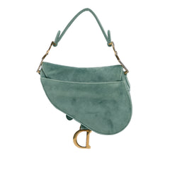 Mini Velvet Crystal Saddle Bag