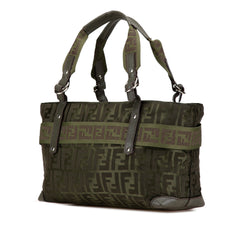 Medium Zucca Nylon Zip Code Handbag