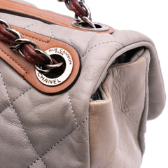 Jumbo Iridescent Calfskin In The Mix Flap