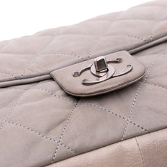Jumbo Iridescent Calfskin In The Mix Flap