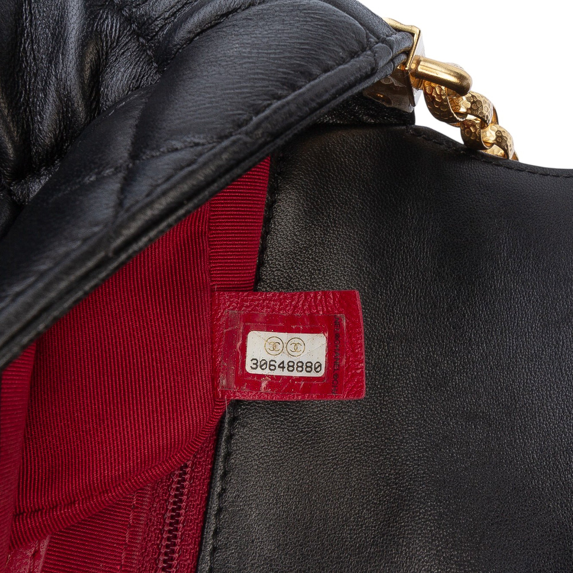 Small Quilted Lambskin CC Coin Flap
