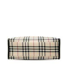 House Check Canvas Tote