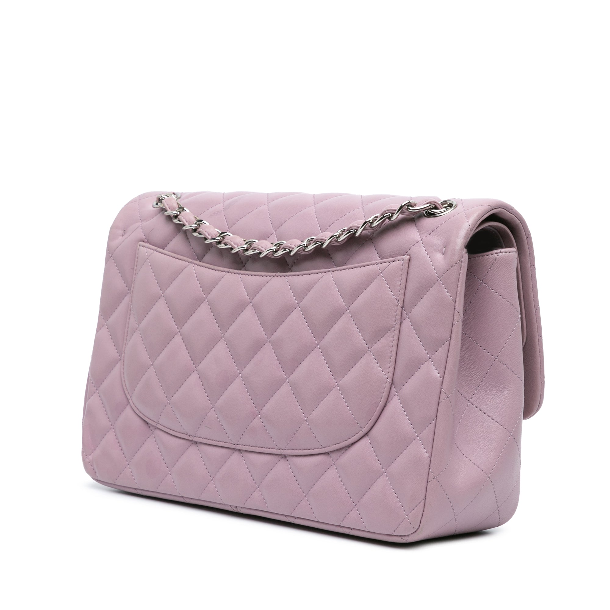 Jumbo Classic Lambskin Double Flap