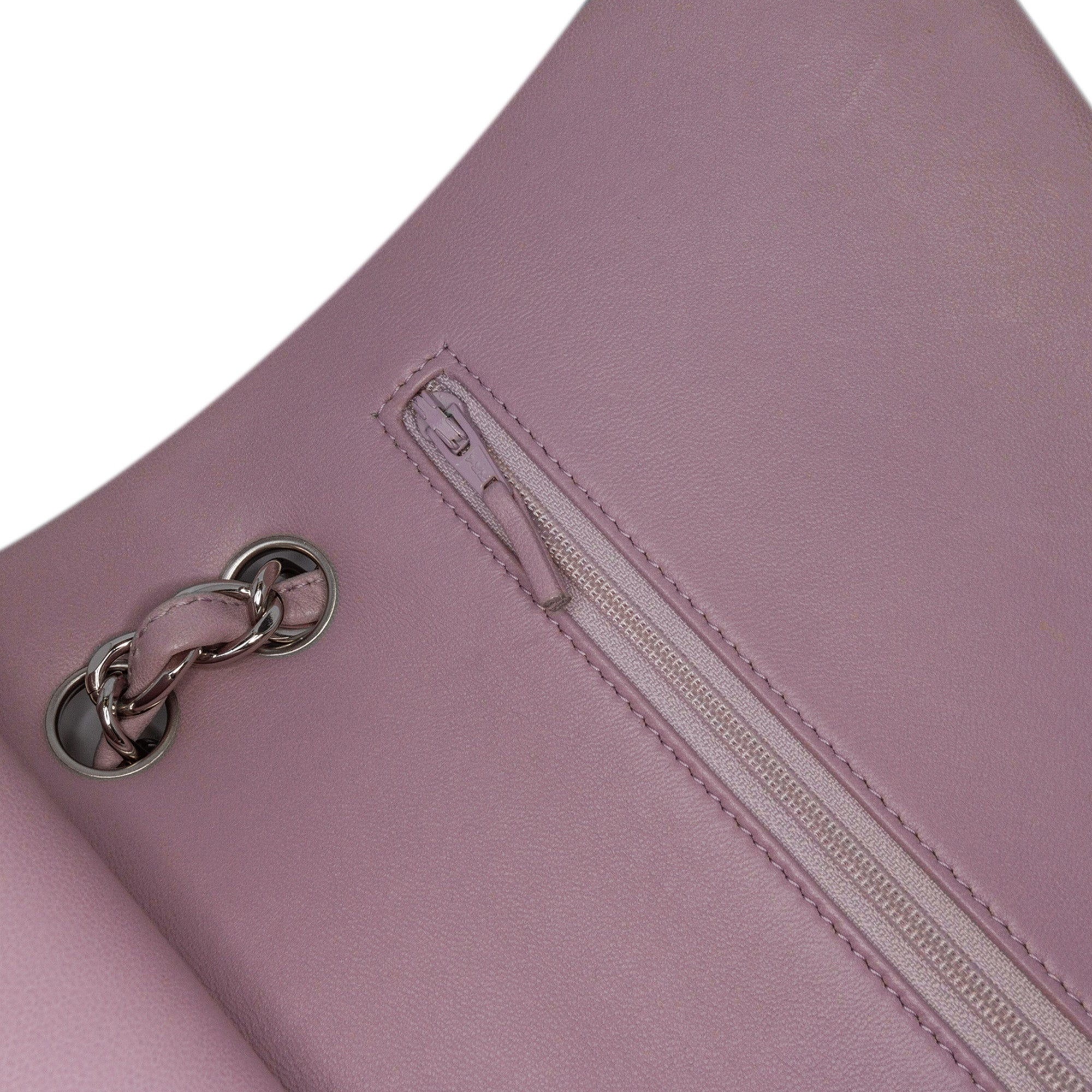 Jumbo Classic Lambskin Double Flap