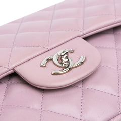 Jumbo Classic Lambskin Double Flap