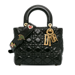 Small Crinkled Patent Cannage Lucky Badges My Lady Dior_0