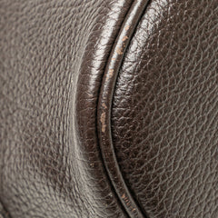 Mini Leather Web Dome Satchel