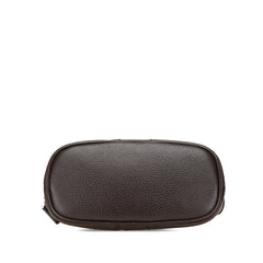 Mini Leather Web Dome Satchel