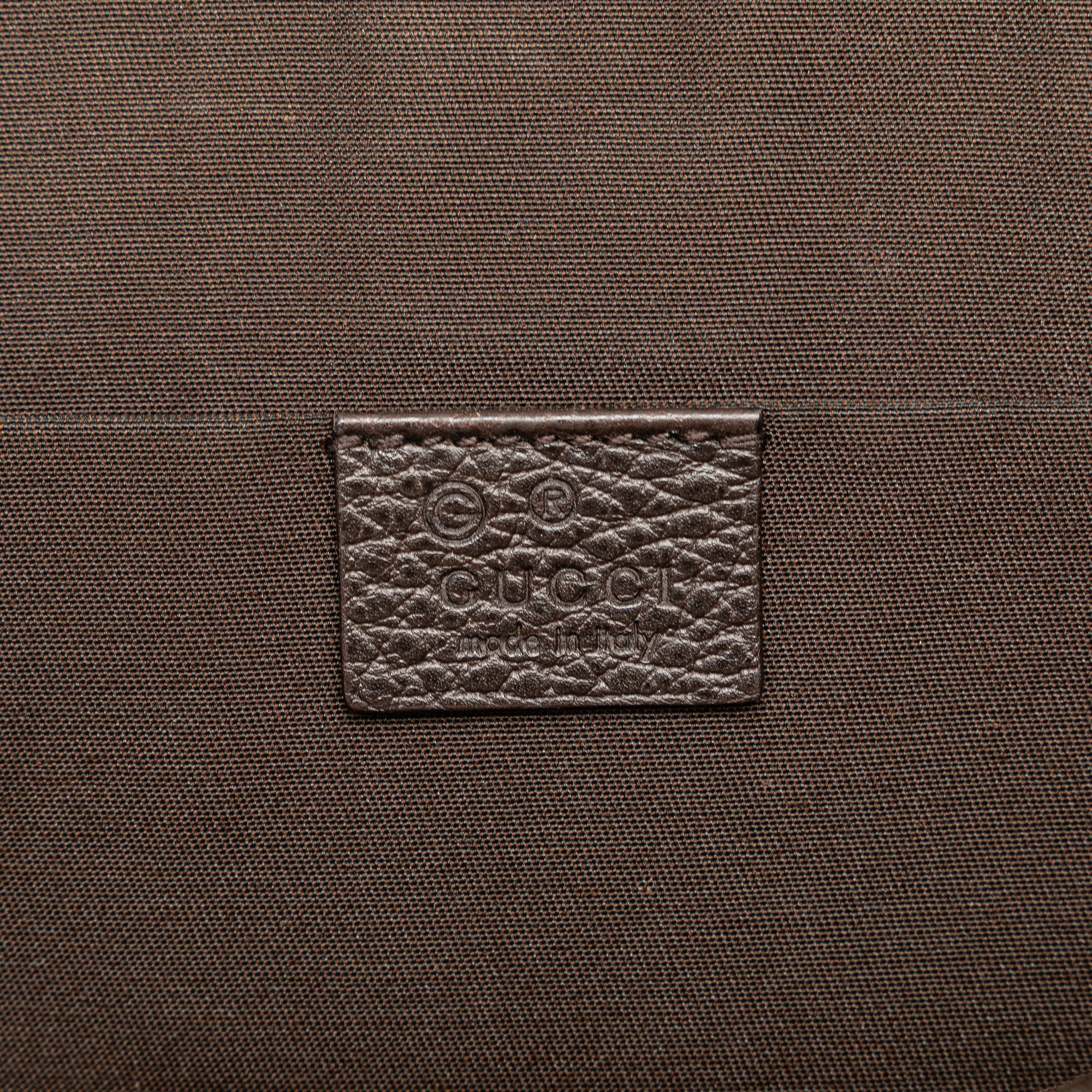 Mini Leather Web Dome Satchel