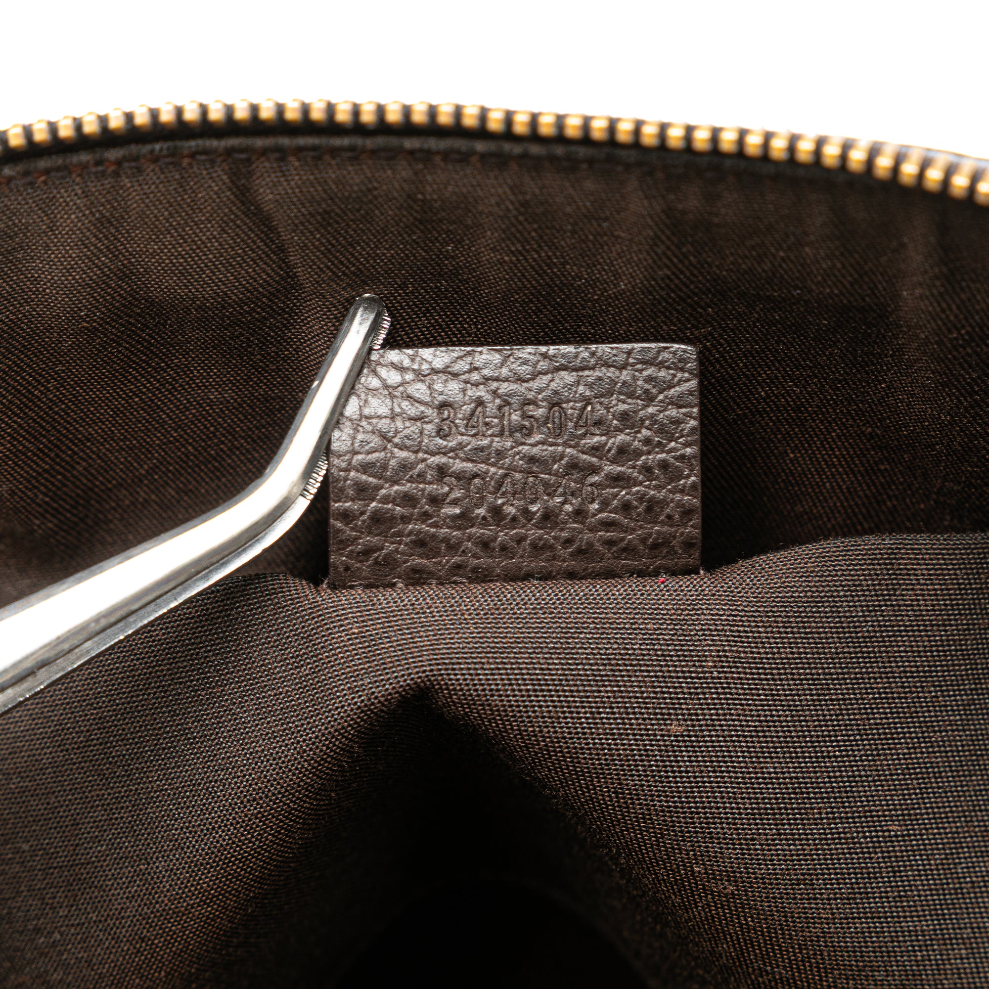 Mini Leather Web Dome Satchel