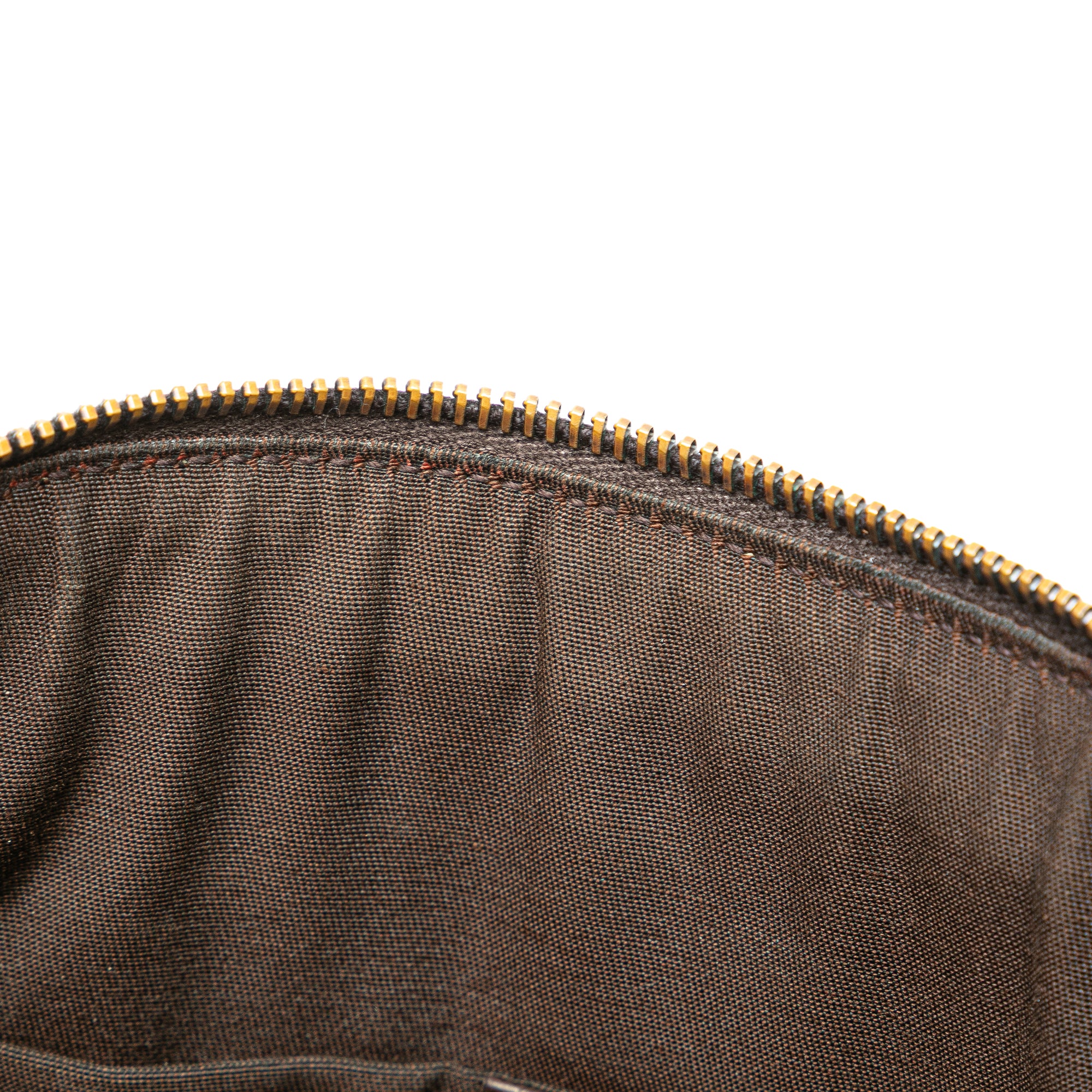 Mini Leather Web Dome Satchel