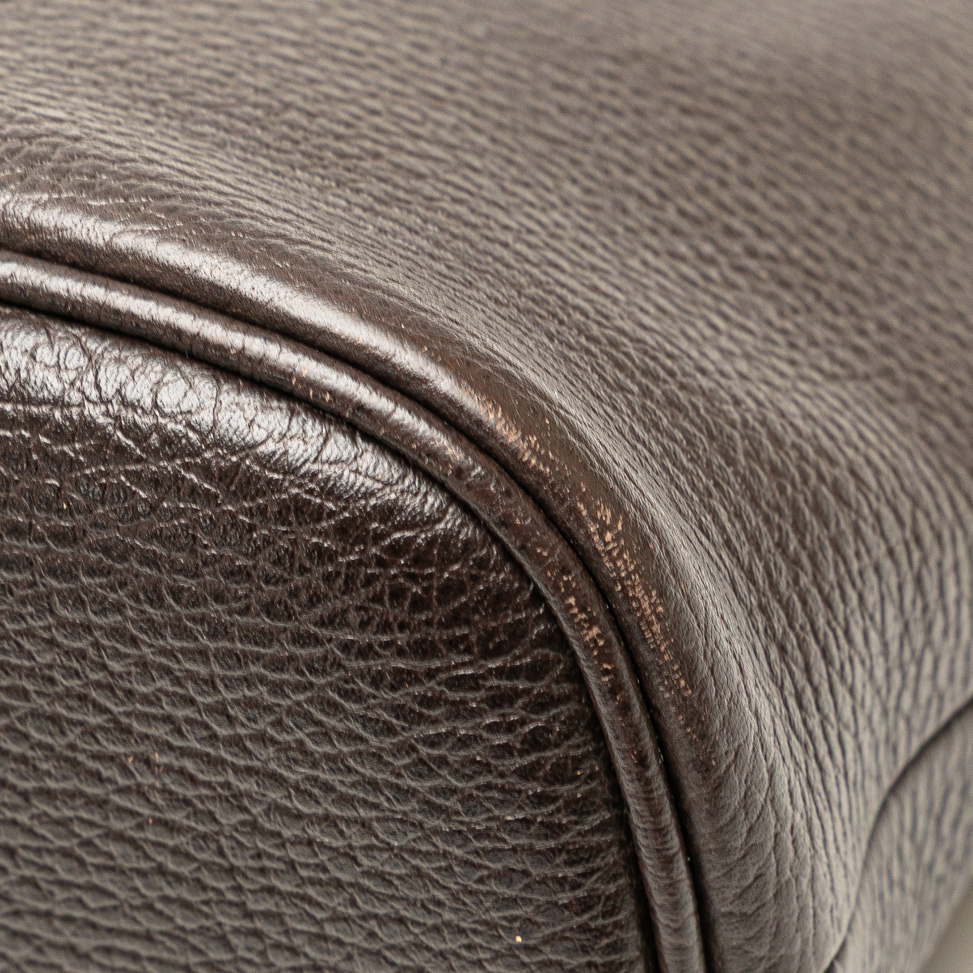 Mini Leather Web Dome Satchel