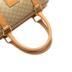 Macadam Coated Canvas Boston Bag