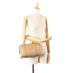 Macadam Coated Canvas Boston Bag