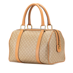 Macadam Coated Canvas Boston Bag