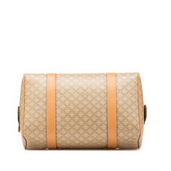 Macadam Coated Canvas Boston Bag