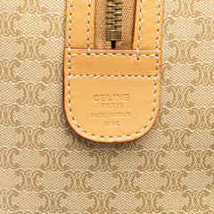 Macadam Coated Canvas Boston Bag