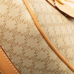 Macadam Coated Canvas Boston Bag