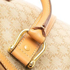 Macadam Coated Canvas Boston Bag