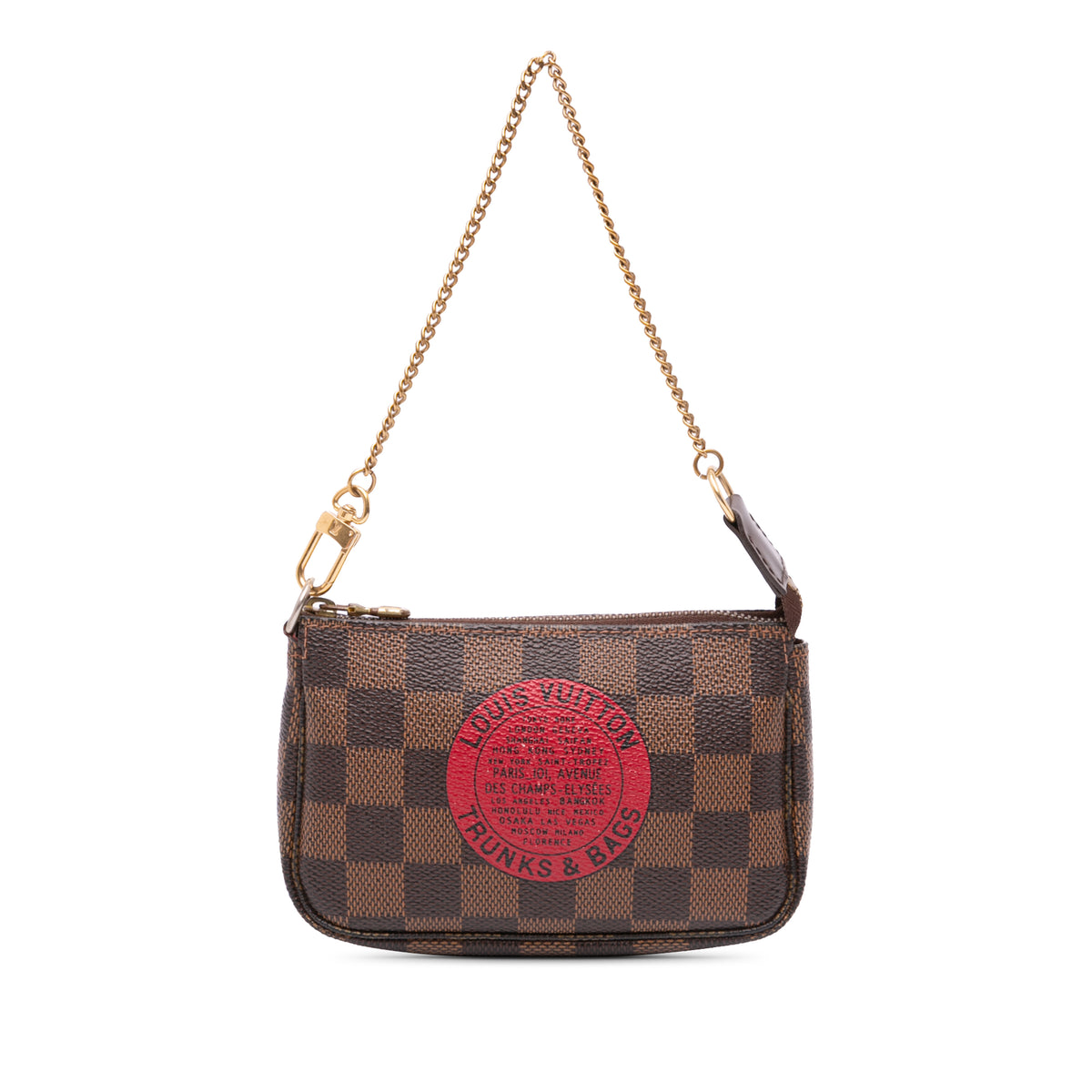 Damier Ebene Trunks and Bags Mini Pochette Accessoires