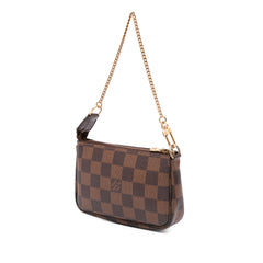 Damier Ebene Trunks and Bags Mini Pochette Accessoires