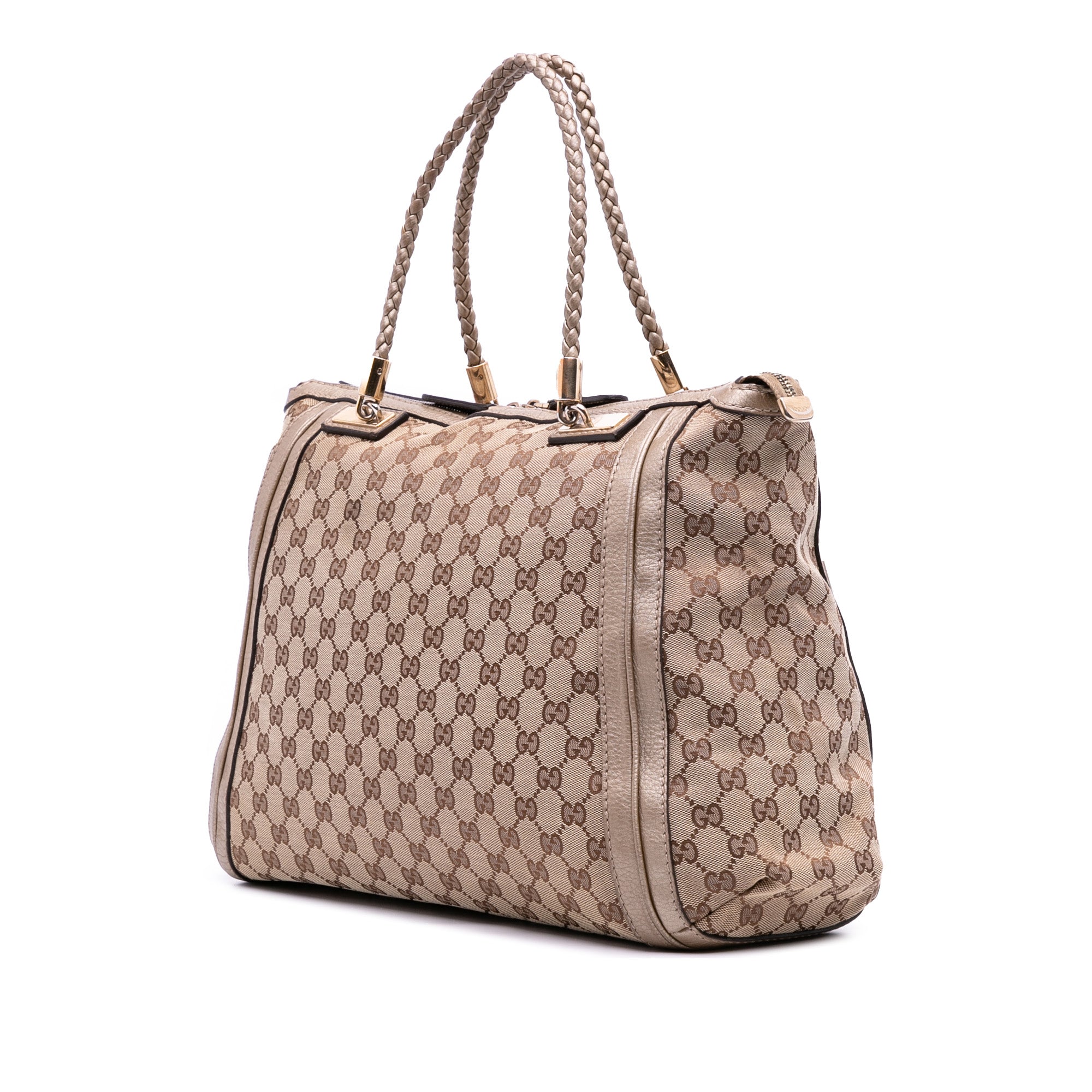 Large GG Canvas Bella Satchel
