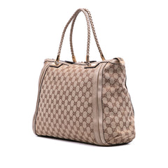 Large GG Canvas Bella Satchel