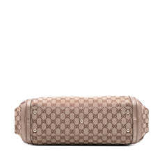 Large GG Canvas Bella Satchel