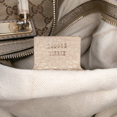 Large GG Canvas Bella Satchel