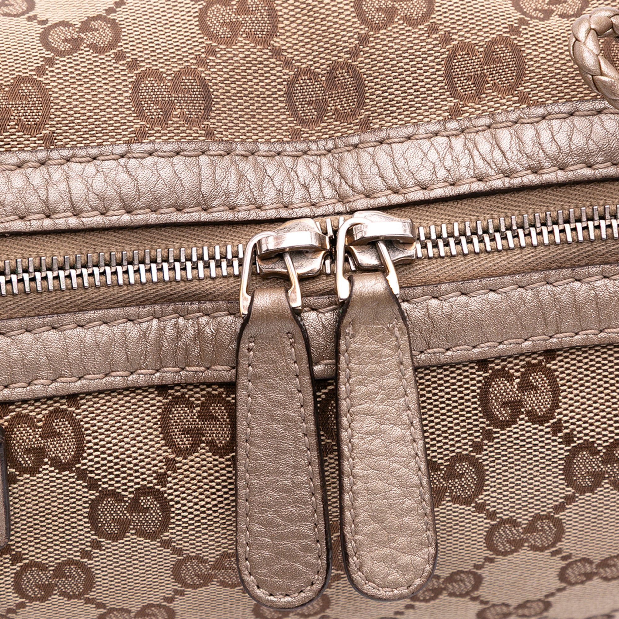 Large GG Canvas Bella Satchel