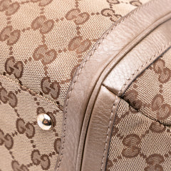 Large GG Canvas Bella Satchel