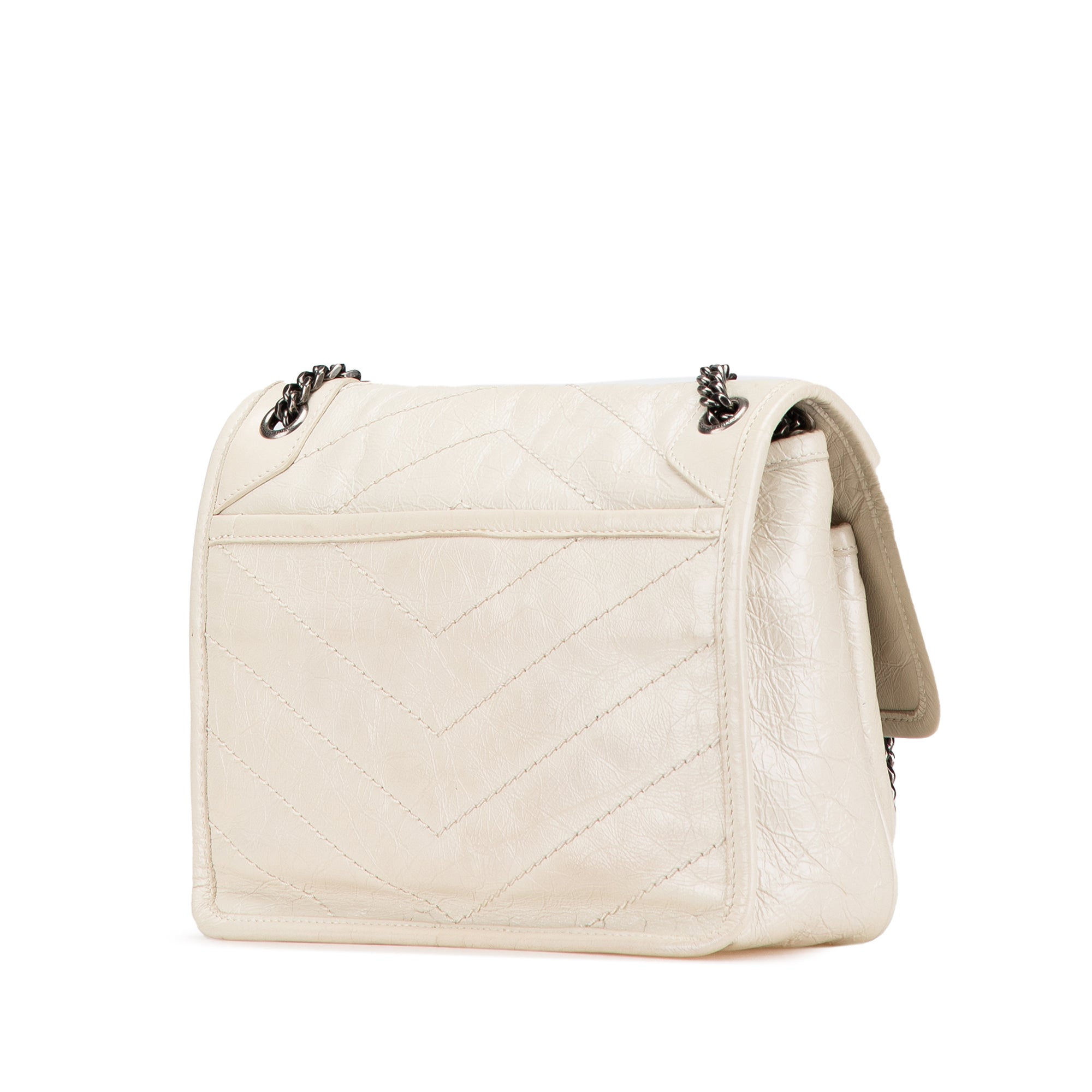 Baby Crinkled Calfskin Monogram Niki Bag