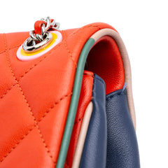 Medium Quilted Lambskin Cuba Color Flap