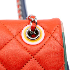 Medium Quilted Lambskin Cuba Color Flap