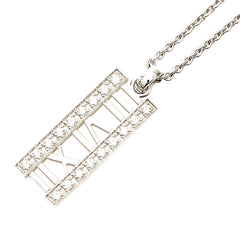 Diamond Atlas Bar Pendant Necklace